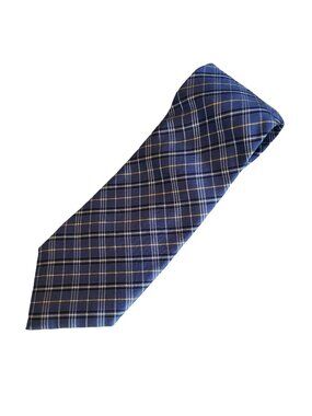 Chaps Ralph Lauren Silk Tie Blue Striped Business Career Menswear Mens Necktie